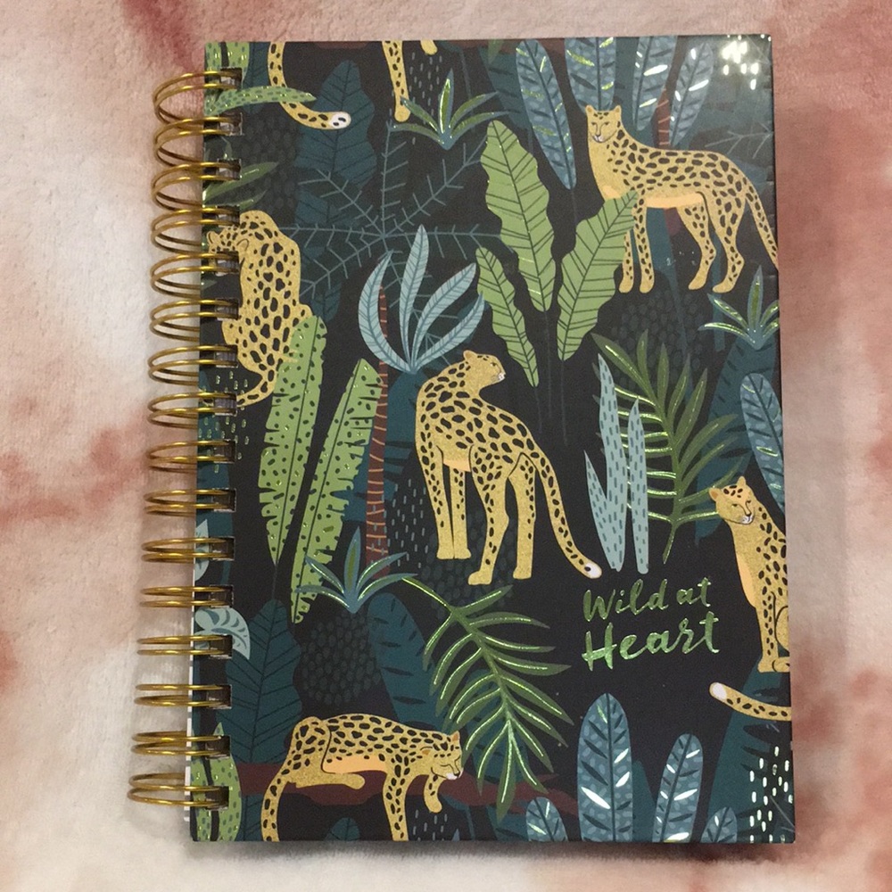 Leopard Palm Jungle Journal Notebook NWT lined